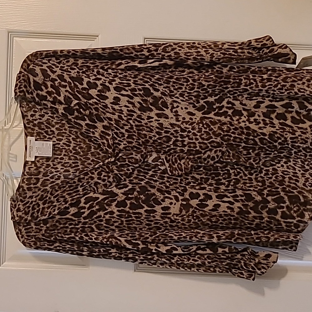 Animal Print Blouse